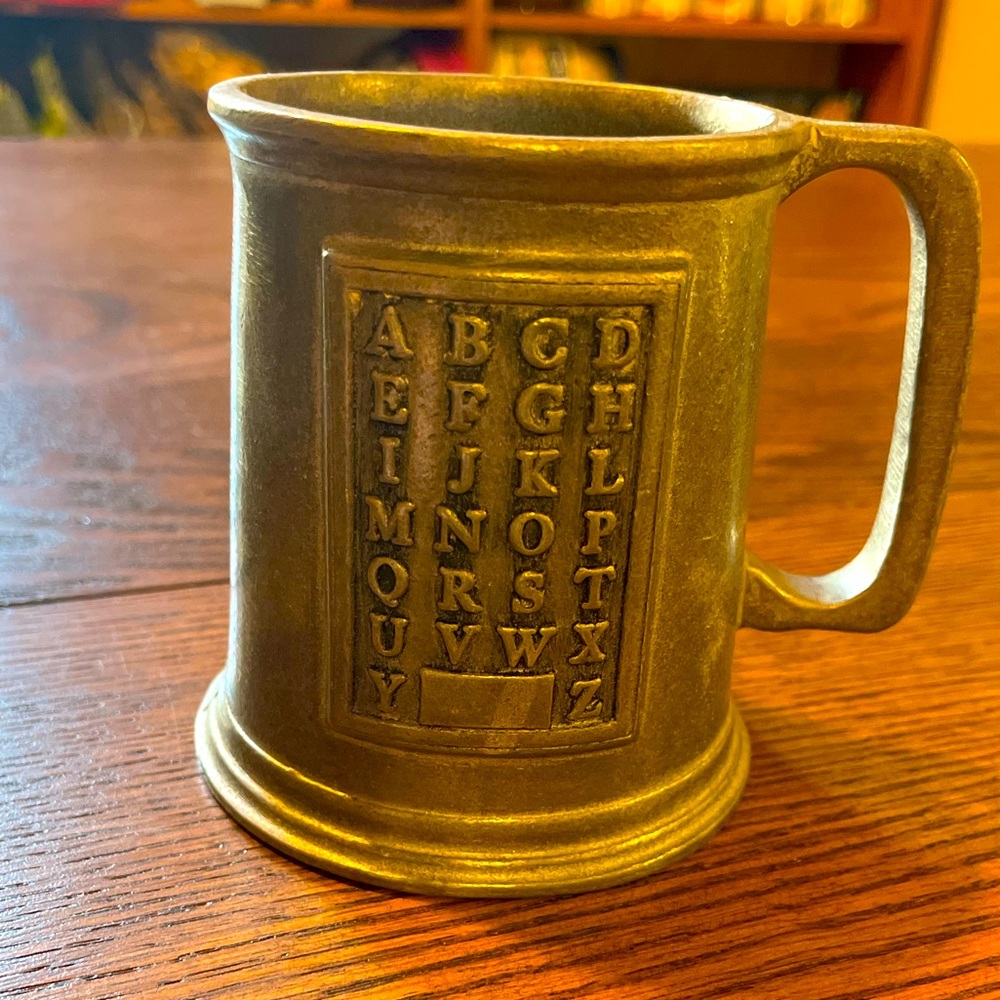 Vintage Wilton armetale

Pewter baby ABC’s Cup